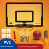 Kit di giocattoli per canestro da basket portatile Pieghevole per interni per appassionati di basket Gioco sportivo Set di giocattoli per bambini Bambini Adulti 240226