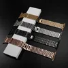 Designer Luxury Smart Strap per Apple Watch Ultra 49mm 8 7 6 band 41mm 45mm 44mm 40mm cinturini 42mm 38mm cinturino in acciaio inossidabile cinturino in metallo Fit iwatch SE 5 4 3 3844 mm ca