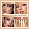 QI Crème Bronzer Contour Blusher Beauty Wand Markeerstift Blush Met Kussen Vloeibare Gezicht Bronzer Wand Stick Applicator Make-up 240228