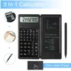 Foldable Multifunctional Scientific Calculators 10-Digit Large Screen Display With Notepad Erasable Writing Tablet Digital Drawing Pad Math Calculato