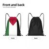 Einkaufstaschen mit Palästina-Flagge, Kordelzug, Damen und Herren, tragbar, Sport, Fitnessstudio, Sackpack, palästinensische patriotische Aufbewahrungsrucksäcke