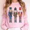 Sweats à capuche pour femmes 2024 Noël mignon personnages de dessins animés sweat-shirt pour femmes t-shirt décontracté mode à manches longues pulls amples