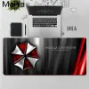 Almofadas Maiya Top Quality Umbrella Logo Natural Borracha Gaming Mouse Pad Desk Mat Frete Grátis Grande Mouse Pad Teclados Mat