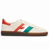 2024 Designer Handball Spezial Shoes Earth Strata Casual Shoes Män Kvinnor Aluminium Blackgum Collegiate Navycore Blue Black Clear Pink Gum med låda