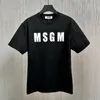 MSG Luxury Designer T-shirts pour hommes Femmes T-shirts Femmes Designers Tees -12 Homme Chemise décontractée Luxurys Vêtements C1 Streetwear Fit Shorts Manches Vêtements d'été