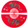 Arts Tai Chi Fan Bamboo Kung Fu Arts martiaux 34 centimètres Fans Wushu Art Martiaux Cosplay Dance Performance Fan Red Kun Master