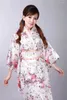 Etnisk kläder Silk Satin Bröllop Bride Bridesmaid Robe Floral Bathrobe Long Kimono Night Bath Fashion Dressing Gown for Women