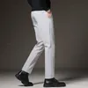 Мужской костюм Брюки Тонкие деловые офисные эластичные пояса Толстые черные серые классические брюки Корейские брюки Мужские большие размеры 27-38 40 42 240220