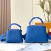 7A Borsa a mano da donna di alta qualità Borsa a tracolla Capucines BB 27 cm Totes Borsa a tracolla in pelle da DONNA di lusso Borsa a tracolla in pelle di struzzo Borsa a catena da 21 cm