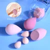 7PcSet Makeup Sponge Different Sizes Cosmetic Puff Face Foundation Powder Cream Concealer Beauty Egg Women Make Up Blender Tool 240220