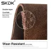 Louting Skdk 1pair Cowhide Gym Glants GRIPS ANTISKID LE SOUFRATION DES PAUP