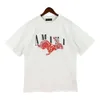 Bone Rabbit Year Limited Print Loose T-shirt For Mens Summer Popular Pure Cotton Trendy Brand Bottom Shirt Short Sleeved Mens Wear