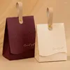 ギフトラップアップスケールキャンディボックスバースデーウェディングパーティーサプライポータブルハンドルバッグレタープリント装飾ヨーロッパスタイルの梱包