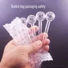 Tuyau de brûleur à mazout en verre Pyrex épais de grande taille de 4 pouces, couleur claire, tuyaux pour fumer de haute qualité, grands tubes transparents, pointes d'ongles pour accessoires pour fumer