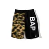 Men's Shorts designer Simple and loose printed fur edge casual summer sports pants fitness sports shorts M-3XL