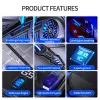 Myszy 3200DPI G5 Gaming Mouse 7 Kolorowa podświetlenie USB Przewodnik myszy RGB optyczne myszy ergonomiczny gracz myszy na laptop na PC