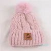 Beanie Hat Designer Original Autumn and Winter Wool Ball Knitting Hat Plush förtjockad stekt degvridningar Ullhatt Män och kvinnors fasta