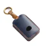 Luxury Leather Car Key Case Cover Nyckelringstillbehör för Mazda 3 Axela CX30 CX4 CX5 CX8 2020 Keyring Holder Shell Fob Pouch