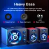 Lautsprecher HiFi 3D Stereo -Lautsprecher Buntes LED LED LED LEGEL AUX USB Kabel Wireless Bluetooth Audio Home Theatre Surround Sound Bar TV TV TV