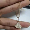 2024 fashion Women Luxury Designer Pendant Chain Necklaces Wedding JewelryB V Diamond Skirt Fan Simple Versatile Collar Non standard Jewelry