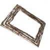 Decorative Flowers 1pc Wreath Twigs Vine Craft Wood Branch Rattan Base Weaving Decor