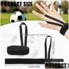Balls 1/4Pcs Football Field Marker Indicator Wristband Black Team Down Referee Length Drop Delivery Sports Outdoors Athletic Outdoor A Dhbrf