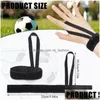 Balles 1 / 4pcs Indicateur de marqueur de terrain de football Bracelet Noir Team Down Longueur d'arbitre Drop Livraison Sports en plein air Athlétique en plein air A Dhbrf