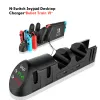 Opladers 6 in 1 Controller Oplader Dock Station voor Nintendo Switch 4 Joypad 2 Pro Controllers USB 2.0 Oplaadstandaard Game-accessoires