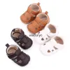 Chaussures de premiers pas pour bébés, sandales creuses en PU souple pour tout-petits garçons et filles de 0 à 1 ans, printemps et été, WalkingH24229