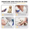 Benepaw puissant coupe-ongles électrique pour chien broyeur 2 en 1 lumière LED silencieux indolore coupe-ongles pour animaux de compagnie pour petits chiens de taille moyenne