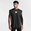 Canottiere da uomo Canotte da palestra da uomo Canottiera in rete Bodybuilding Fitness ad asciugatura rapida Camicia senza maniche per muscoli T-shirt sportive a spalla larga