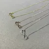 Trendy Fashion Infinity Pendant Necklace for Women 925 Sterling Silver