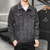 Autumn High-quality Mens Denim Jacket Fashion Hole Casual Cotton Button Stretch Street Personality Denim Jacket S-5XL 240227