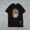 Дизайнерские мужские футболки Рубашка Y2K Женская одежда Модная одежда с круглым вырезом Дышащий хлопок с коротким буквенным принтом Негабаритный M-3XL