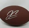 Dickerson Romo Rod Smith Thielen Beckham Josh Allen Moore Revis Flutie Bettis Roethlisberger Bledsoe Beckham Autograferad signerad Auto Collectible Football Ball