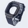 Designer Smart Straps Smart Straps AP Modificado Armadura Capa de Aço Inoxidável Proteção com Pulseira de Silicone Pulseira Banda Fit iWatch 8 7 6 5 4 Para Apple Watch 44