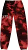 Broek Xplr Shatter Red Tie Dye Sam en Colby Jogger Pants unisex Casual streetwear zweetbroeken