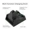 Carregadores do Nintendo Switch JoyCon Controller 4 In1 Charging Charger Dock LED para Nintendo Switch Pro Console Charge Stand Acessórios