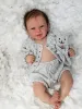 Lalki npk 21 cali Reborn Doll Kit Phoenix LifeLike Soft Touch Świeży biały kolor miękki elastyczny niedokończone części lalki