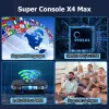 Consoles HEYNOW X4 Max Dual System Super Console 97000+ Games voor NDS/N64/PSP/PS1/Arcade WiFi HD Retro TV Video Game Box Met Koeler Fan