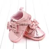 Scarpe per primi camminatori Ragazza carina con fiocco Bowknot Bella per 0-6-12 mesi Morbido glitter lucido di alta qualità 2023 New Fahion BabysH24229