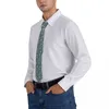 Pajaritas Rutas de vuelo Corbata gráfica Líneas de avión Cuello Retro Collar de moda Hombres Accesorios de corbata de negocios