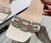 High Woman Summer Comfort Comfort Rhinestone Festy Dress Dress Crystal Chunky Heel Mouth Mouth Square Sandals Dress Sapatos 5