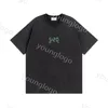 اغسل Tees Mens Summer Summer Polos Designer Hip Hop Street T Shirt ملابس غير رسمية قصيرة الأكمام قصيرة