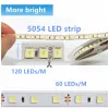 Umlight1688 5054 LED-Streifen 5 m 120 LEDs M KEINE Wasserdicht Warmweiß 600 LED-Streifen Flexibles LED-Band Heller 5050 5630304o LL