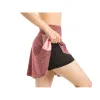 Skorts East Hong Pocket Sports Sports Skort Running Tennis Golf Skirt ativo Athletic Yoga Fitness Shairs