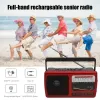 Radio 1861U Digital Radio High Sensitivity Rechargeable SignalReception Loud Sound AM FM SW Fullwave Band MP3 Player Speaker