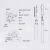 Rods Mini Portable Pocket Fish Pen Compact Fibre Glass Aluminum Alloy Fishing Rod Pole Reel Combos Durable Fishing Enthusiast GIft