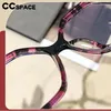 サングラスフレーム57426トレンドカラフルな光学スペクタクルレディースポリゴン大サイズアンチブルーライトメガネ処方眼鏡