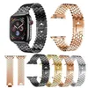 Designer Milanese Loop Pulseira Correa Correias para Apple Watch Ultra 49mm Banda Série 8 7 6 SE 5 41mm 45mm 44mm 42mm Pulseira de metal de aço inoxidável de luxo Fit Iwatch 4 3 Desgi